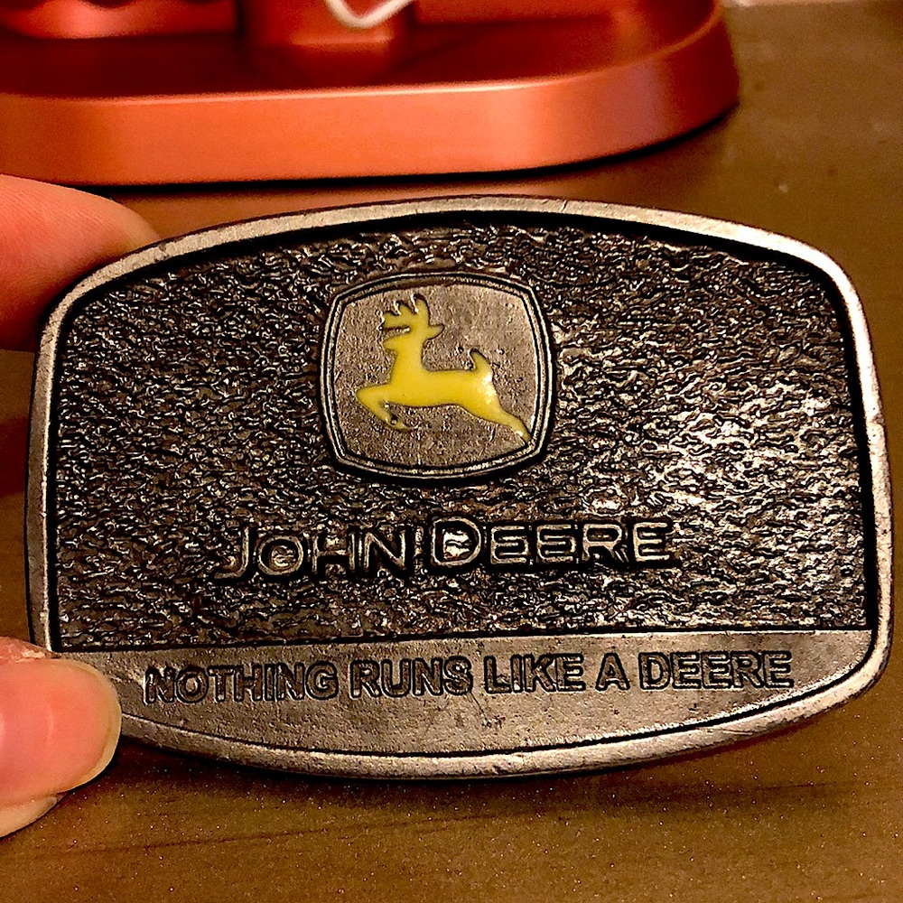 COPY - John Deere belt buckle